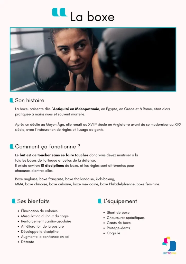 La boxe