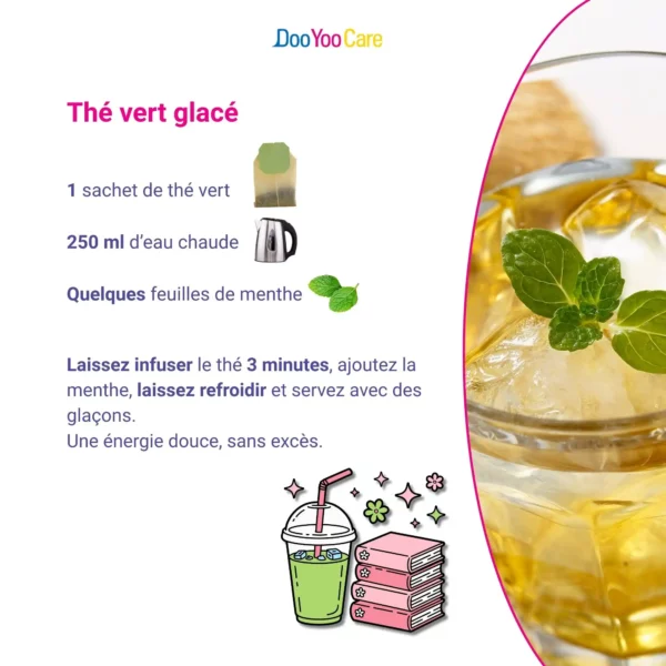 Thé vert glacé